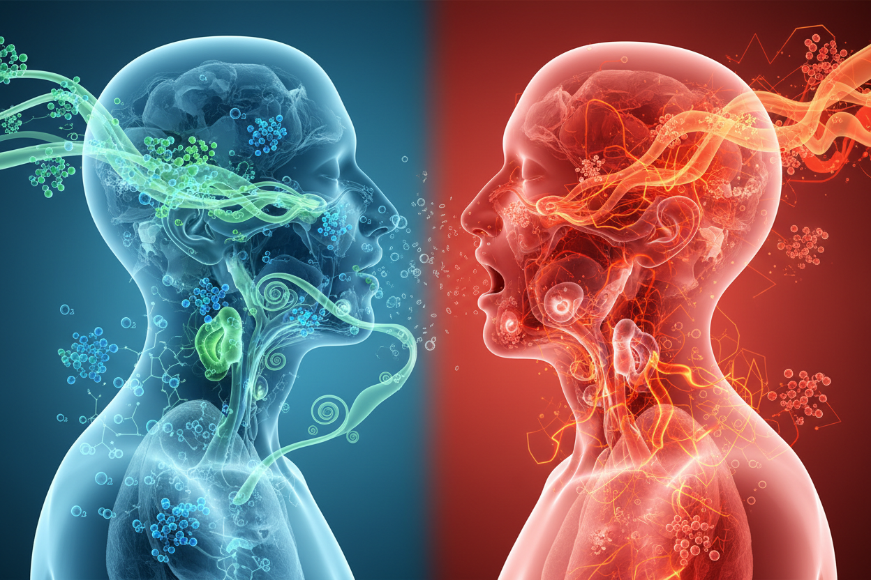 Dýchání ústy z pohledu kvantové biologie: Proč nesprávné poškozuje naše zdraví?