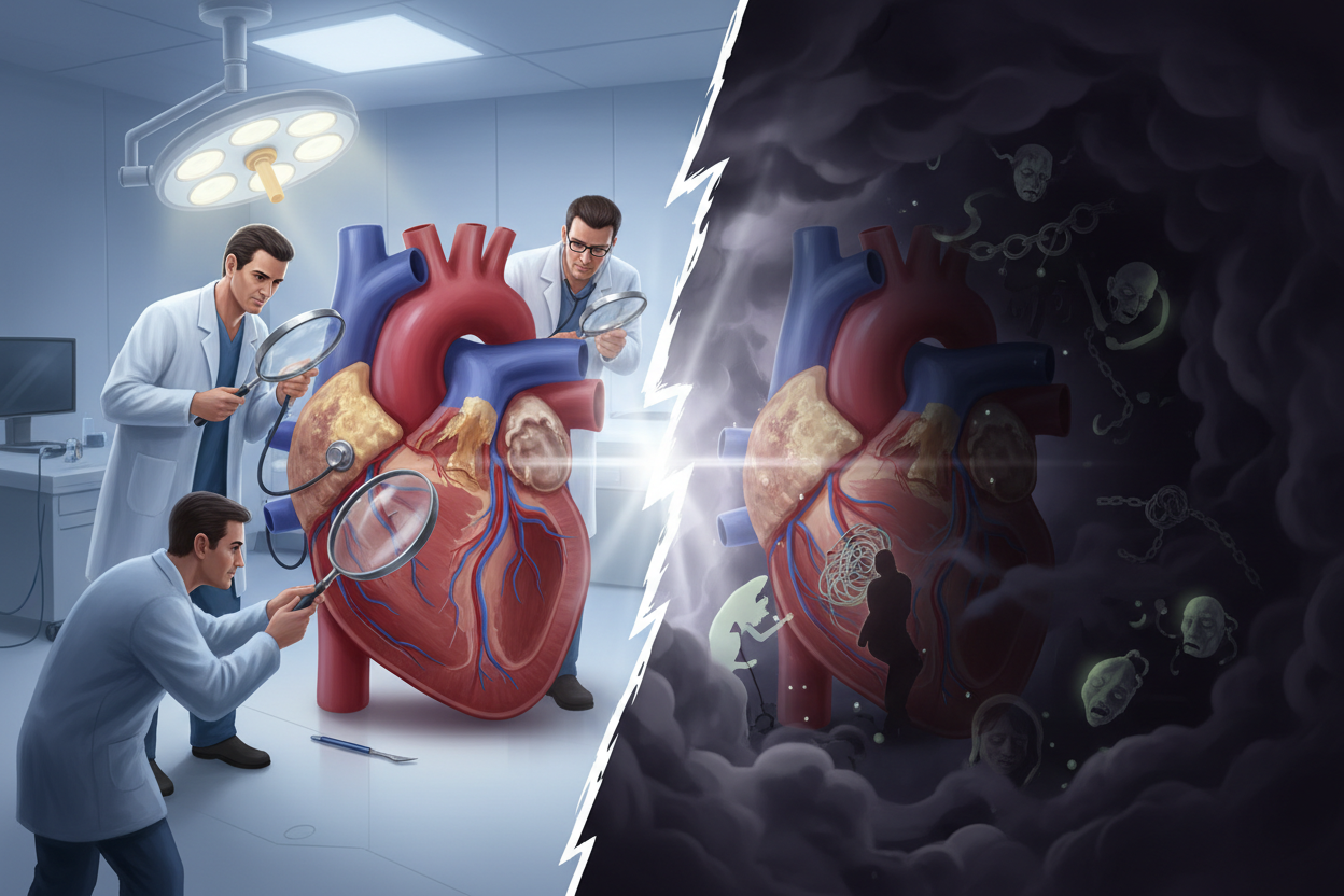 Když kardiologie řeší tuk, ale přehlíží tmu