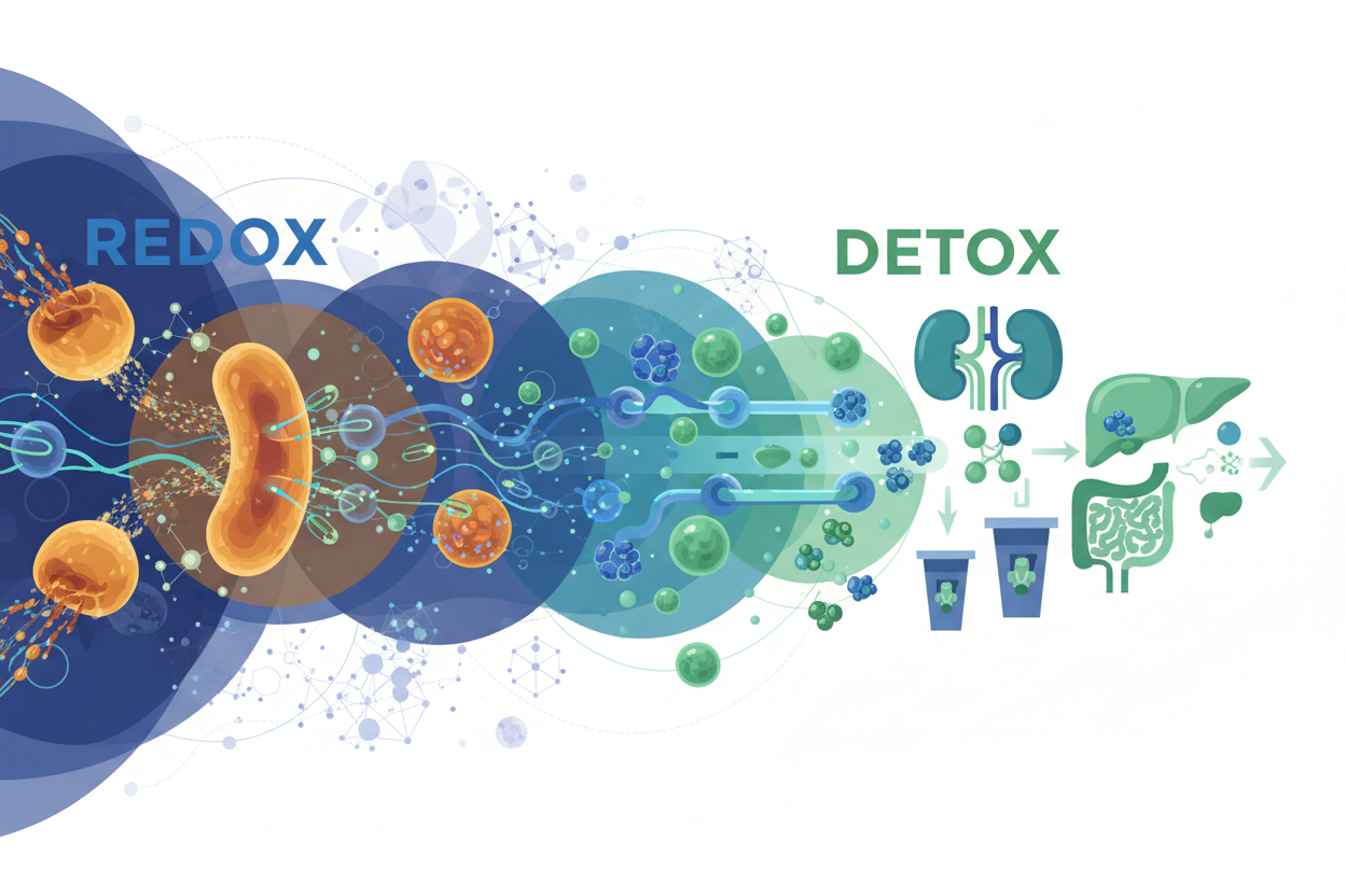 Vždy nejdříve redox, teprve pak detox: Kvantově-biologický klíč k obnově zdraví