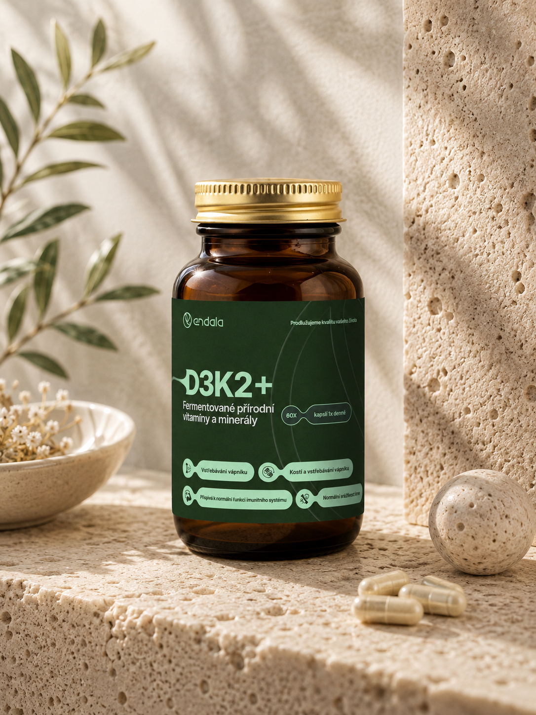 Vitamin D3/K2+